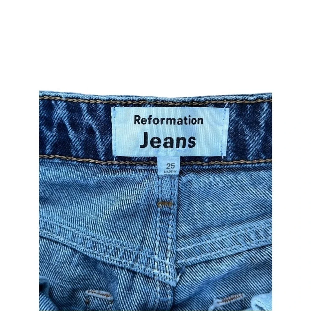 Reformation Wilder High Rise Wide Leg Jeans in Louise‎ Size 25 - Picture 6 of 11